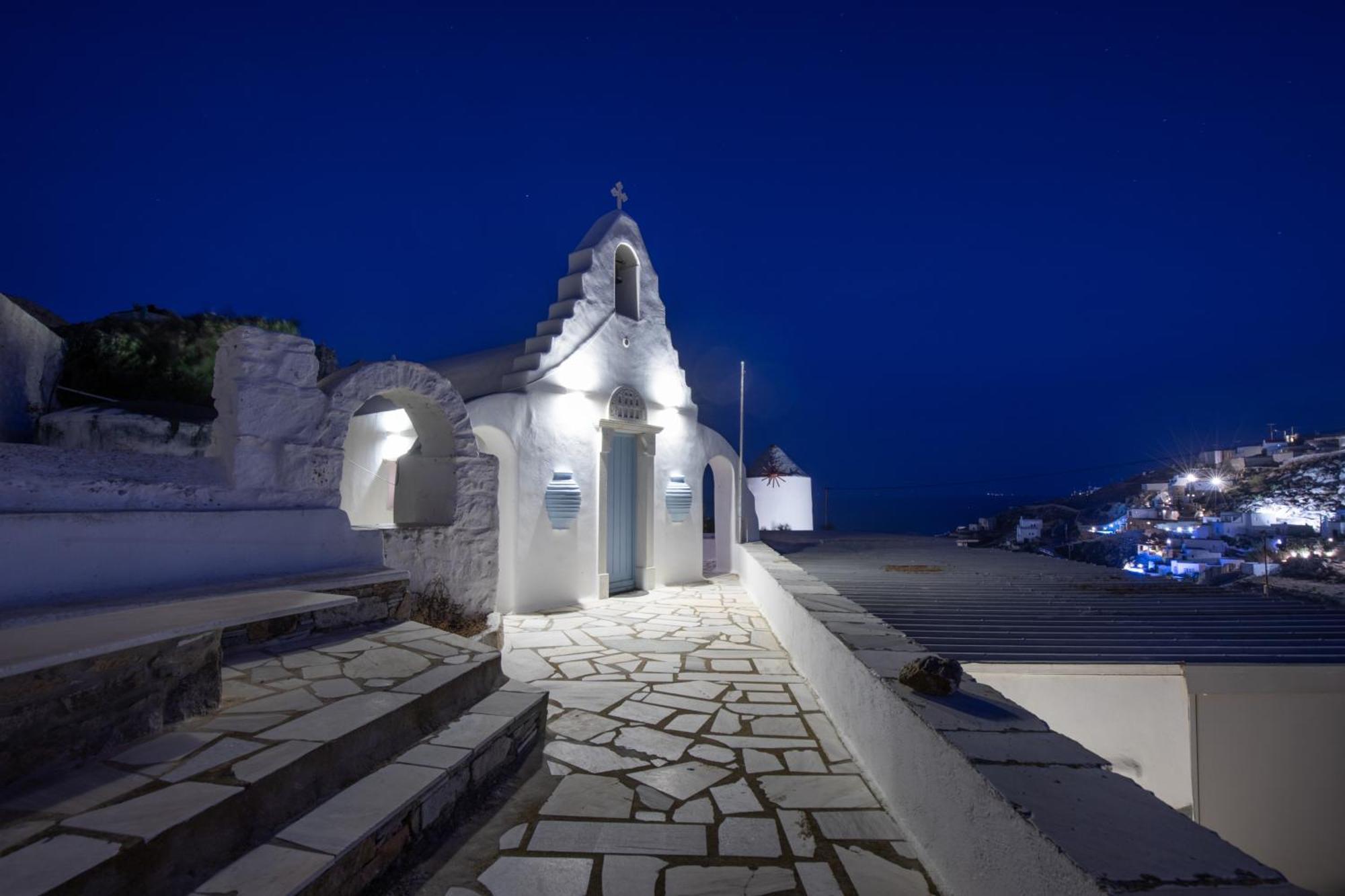 Апартаменты Apostolis Windmill Псароу Экстерьер фото